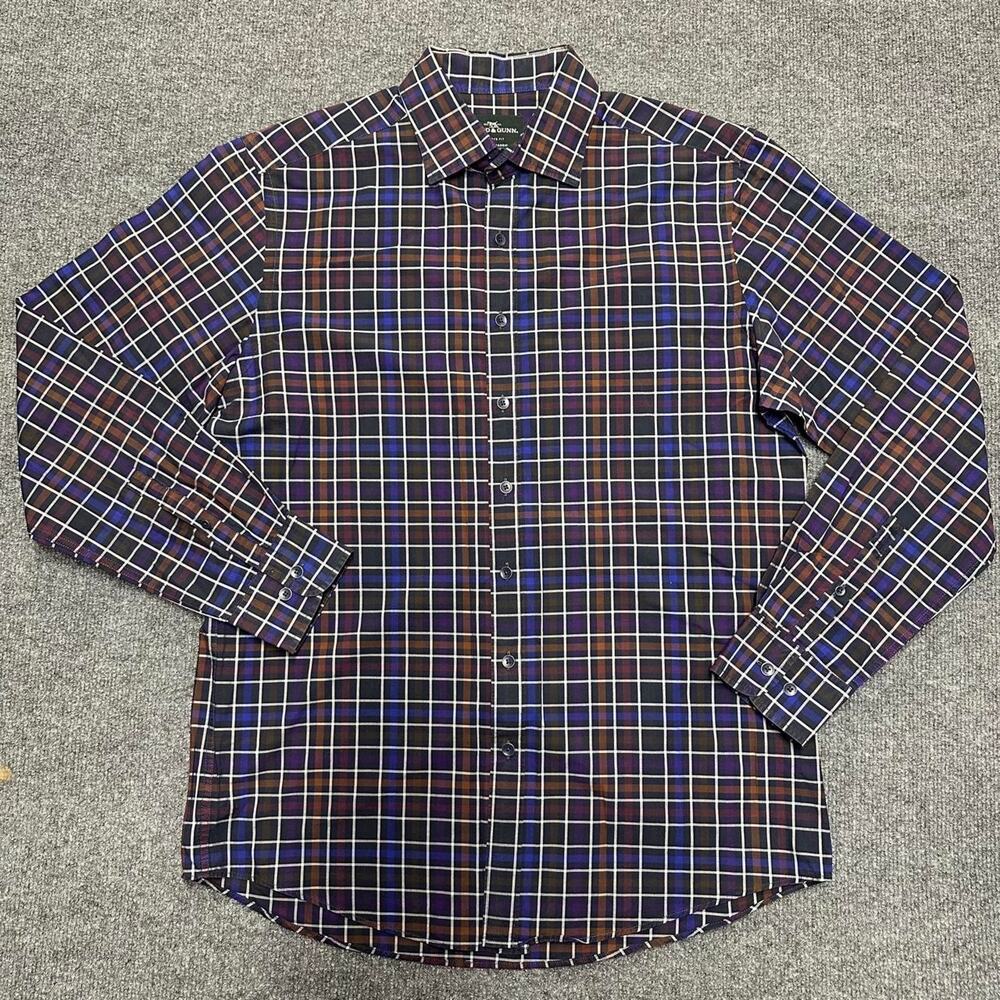 Rodd & Gunn Men’s Lake Ferry Sports Fit Shirt Leggiuno Italian Fabric Plaid L